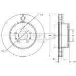 TOMEX Brakes Bremsscheibe